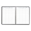 Executive Series Four-Person Group Practice Daily Appointment Book, 11 x 8.5, Black Hard Cover, 12-Month (Jan to Dec): 2026 - 2 of 4