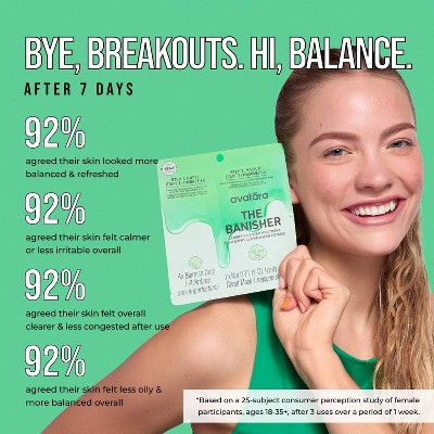 Avatara The Banisher 2 Step Clarifying Treatment - 0.71 fl oz: Hydrating, Face Application, Oily & Acne-Prone Skin, Vegan
