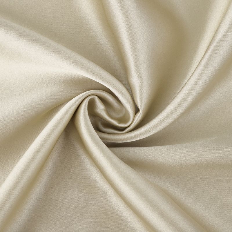 1 Pc Standard Silk for Hair and Skin Pillowcase Taupe - PiccoCasa, 2 of 7