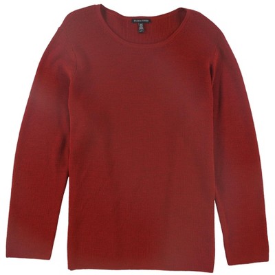 Eileen Fisher Womens Solid Pullover Sweater