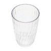 Racxily (6 pack) 20-Ounce Acrylic Tall Embossed Swirl Tumbler, Clear - 3 of 4