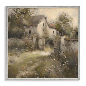 Stupell Industries Overgrown Hazy Cottage Framed Giclee Art - 1 of 4