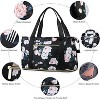 Hachikiko Expandable Travel Duffle Bag,Lightweight Weekender/Overnight/Hospital Bag, Carry-On Tote for Women & Men - 4 of 4