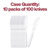 Smarty Had A Party Clear Plastic Knives - 1000 pcs - 4 of 4
