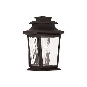 Livex Lighting Hathaway 2 - Light Wall Light in  Black - 1 of 4