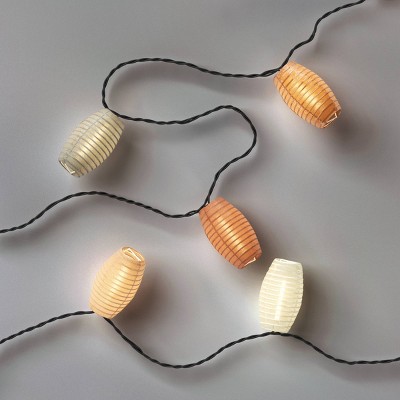 10-Foot Multi-Colored LED Lantern String Lights for Indoor/Outdoor Decor