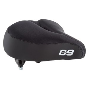 Cloud-9 Unisex Cut Out Bicycle Comfort Seat Cruiser - Black Lycra Cover - 1 of 1