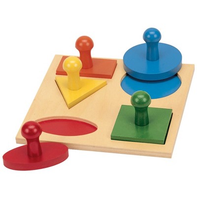 Guidecraft Geometric Puzzle Board