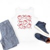 The Juniper Shop Coquette Strawberry Chart Youth Tank Top - XS - White - 3 of 4