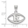 Black Bow Jewelry Sterling Silver Rutgers Scarlet Knights NCAA Pendant - 2 of 3