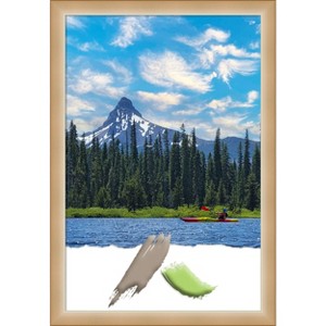 Amanti Art Eva Ombre Gold Narrow Picture Frame - 1 of 4