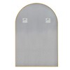 HomeRoots 39" Gold Arch Metal Framed Bathroom Vanity Mirror - 4 of 4