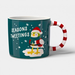 16oz Christmas Stoneware SEASONS TWEETINGS Mug - Wondershop™ - 1 of 3