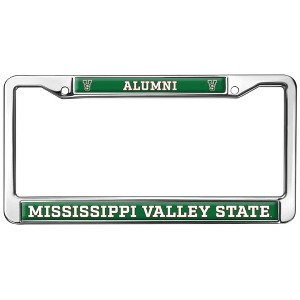 Mississippi Valley State Alumni Logo Full Size Standard License Plate Metal Frame - 1 of 4
