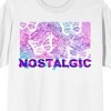 Chrome Baddie Y2K Nostalgic Butterflies Crew Neck Short Sleeve Women's White T-shirt - 2 of 3