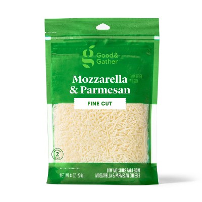 Finely Shredded Mozzarella & Parmesan Cheese - 8oz - Good & Gather&#8482;