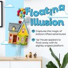 Impresa Crystal Clear Acrylic Display Stand with Connector Feet for Lego Up House 43217, 360° View, Floating Illusion, 4.5"x2⅞” - 3 of 4