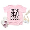 The Juniper Shop I'm The Real Boss Youth Short Sleeve Tee - 2 of 2
