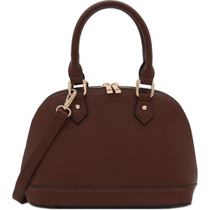 Paaaawaters Classic Dome Satchel Fashionable handbag - 1 of 4