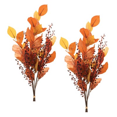 Fall Leaf and Berry Bundle (Set of 2)