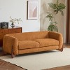 Christopher Knight Home Mia 82.75" Boucle Fabric 3 Seater Sofa Caramel - 2 of 4