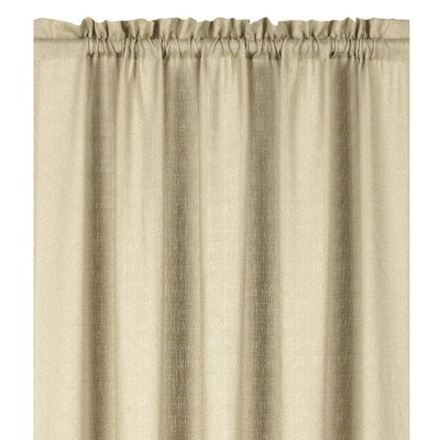 Kate Aurora Living Textured Crepe Sheer Single Window Curtain Treatments And Valances
