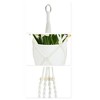 Unique Bargains Macrame Plant Hanger Woven Cotton Indoor Outdoor Decorative - 4 of 4