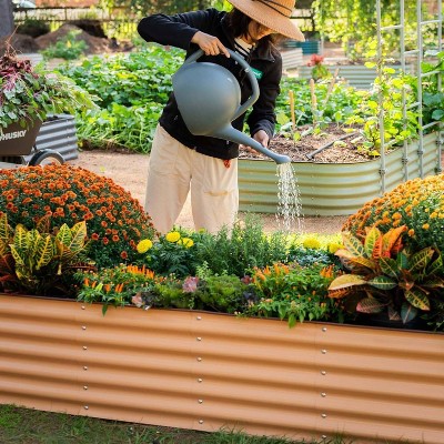 Terra Cotta 17" Tall Modular Metal Outdoor Raised Garden Bed