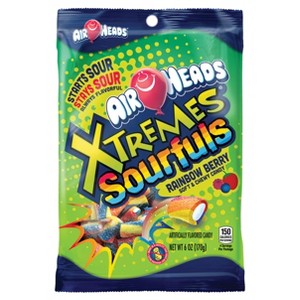 Airheads Xtremes Sourfuls Rainbow Berry Chewy Candy - 6oz - 1 of 1