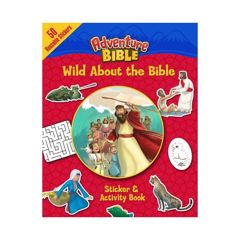 Wild about the Bible Sticker and Activity Book - (Adventure Bible) by  Zondervan (Paperback), 1 of 2