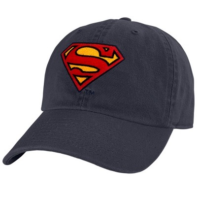 Superman S-Shield Logo Dad Cap Navy