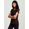 Avalanche Women's Hiking Tee Recycled Blend Quick Drying Short Sleeve Henley with Chest Pocket - 4 of 4