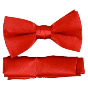 XL Cherry Red Basic Pre-Tied Bow Tie - for Men - Trendhim