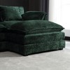 112" Modern L-Shaped Sectional Sofa with Movable Pedals & Detachable Armrests - 3 of 4