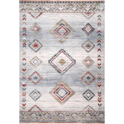 Nuloom Alondra Global Diamonds Indoor Area Rug, 5' 3" x 7' 3", Ivory