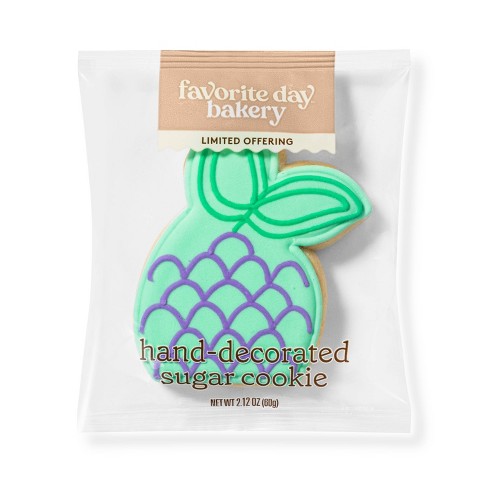 Mermaid Tail Sugar Cookie - 2.12oz - Favorite Day™ - image 1 of 3