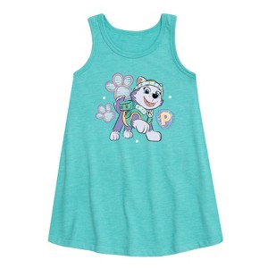 - Paw Patrol - Everest Sketch Graphic Sleeveless Aline Dress - 1 of 4