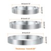 Unique Bargains 304 Stainless Steel Durable Corrosion Resistant High Temperature Resistance Cake Rings 1 Pc - 2 of 4