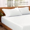Lyocell Tencel King Pillowcase Set of 2, White, Ultra Soft, Moisture Regulating, Easy Care - 4 of 4
