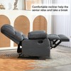 CENGHU Large Manual Recliner Chair in Fabric, Adult Sofa Chair, Recliner Chair for Adult, Mid Century Modern Pushback for Living Room, Bedroom - 2 of 4
