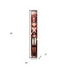 HomeRoots 72" Black And Red Solid Wood Christmas Female Nutcracker Porch Sign - 3 of 4
