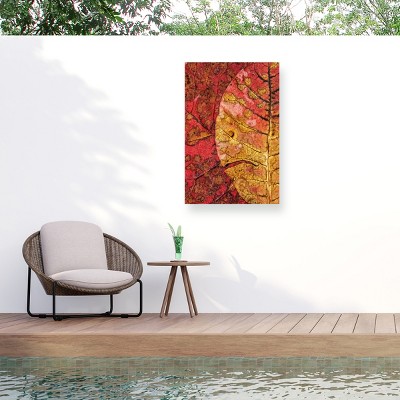 Trademark Fine Art - Ales Klabus Dying Leaf Matted Framed Art