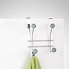 Evideco French Home Goods Versatile Over-the-Door Metal Rack with Ceramic Hooks - 2 of 4
