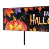 HomeRoots 36" Black And Orange Happy Halloween Solid Wood Garden Stake - 4 of 4