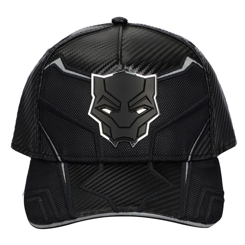 Marvel Black Panther Inspired Black Snapback Hat, 2 of 6