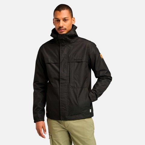 Timberland Men's Benton Waterproof Shell Jacket, Black, Large