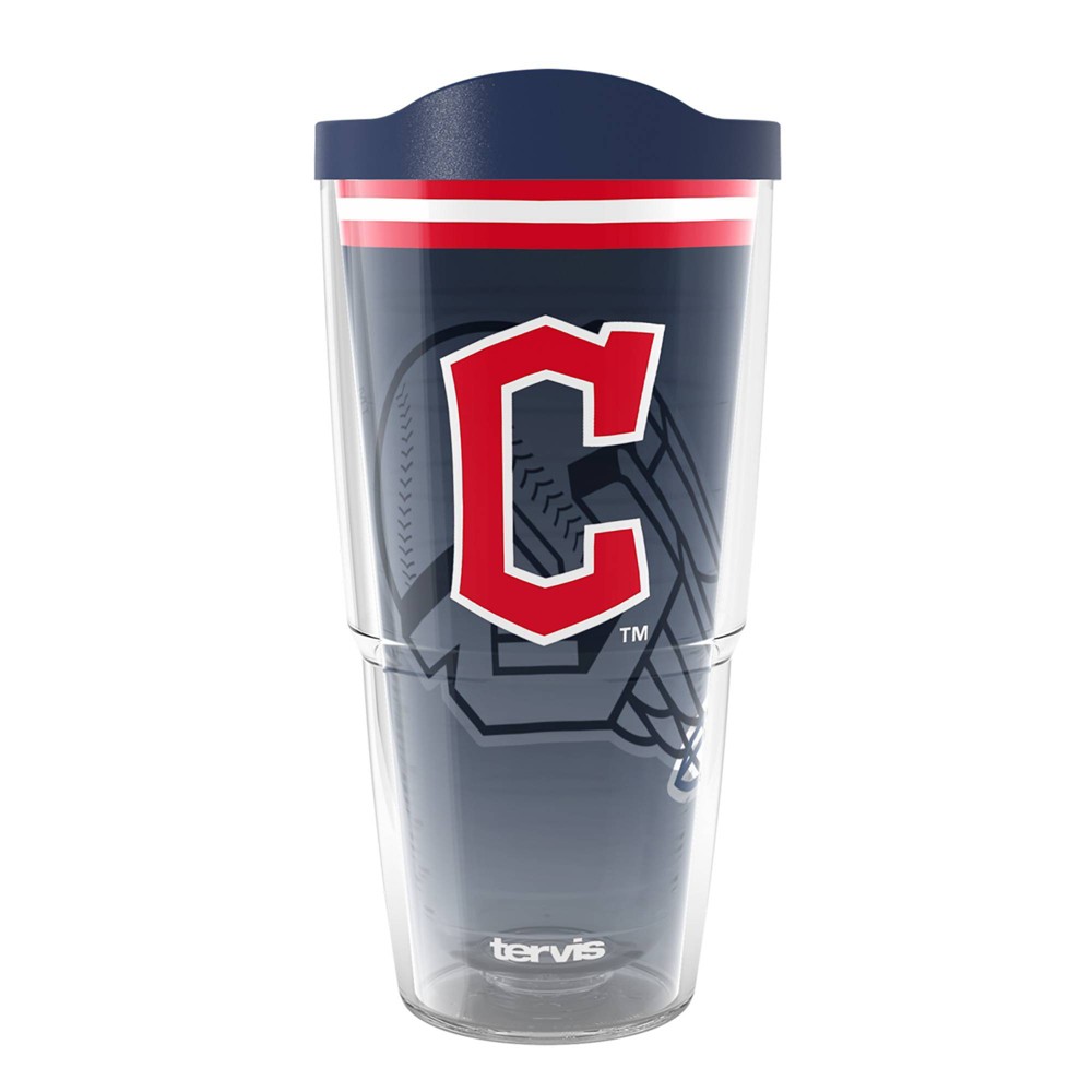 Photos - Glass MLB Cleveland Guardians 24oz Forever Fan Classic Tumbler 