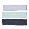 Kitsch-Mass Recycled Fabric Narrow Active Headbands Set- Garden Bouquet - 3ct - 2 of 4