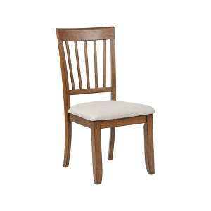 Set of 2 Brooks Side Chair Walnut - Powell Company, Brown