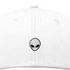 Dalix Lil Alien Embroidered Cotton Cap Outdoor Space Nature Dad Hat Mens - 2 of 4